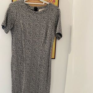 LOFT cheetah shift dress